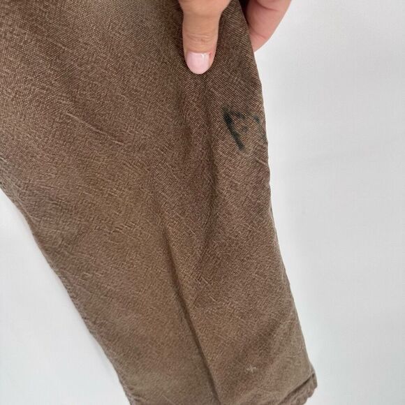 Carhartt Men’s FR jeans Cargo 36 x 32 Tan Brown Worn Electrical Construction - Picture 10 of 13